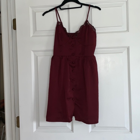 Nasty Gal Dresses & Skirts - NWOT nasty gal Red wine colored silk dress